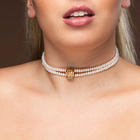 Golden Ember Choker