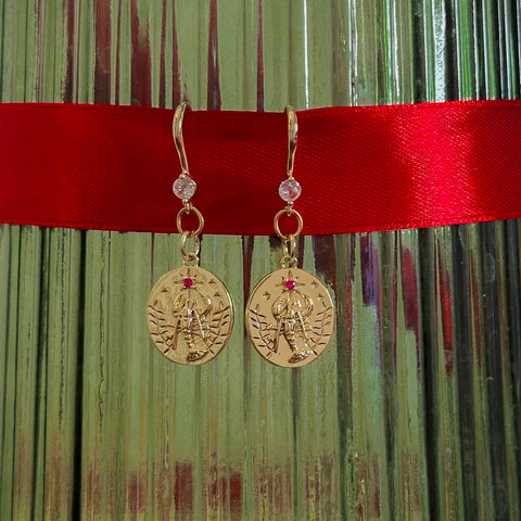 Scorpion Drop Earrings