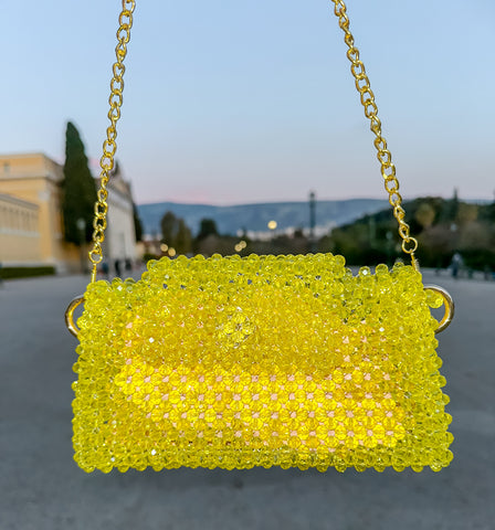 Kalypso Crystal Bag - Yellow
