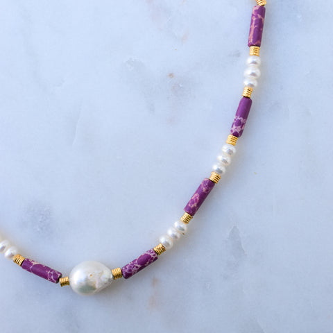 Amalfi Purple Necklace