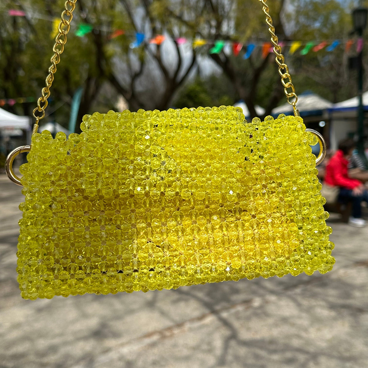Kalypso Crystal Bag - Yellow