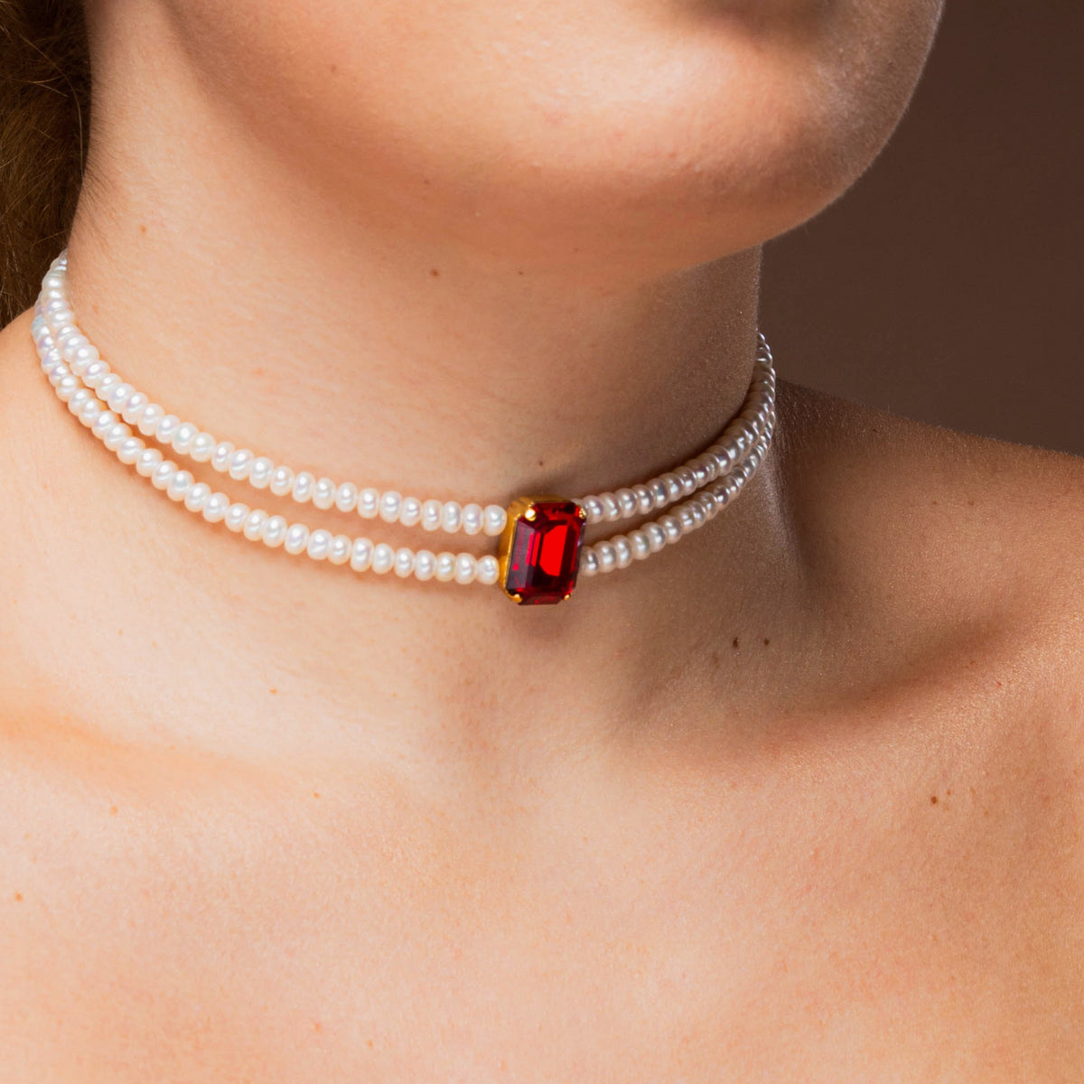Scarlet Red Choker