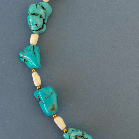 Turquoise Shell Necklace