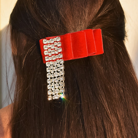 Red Velvet Barrette