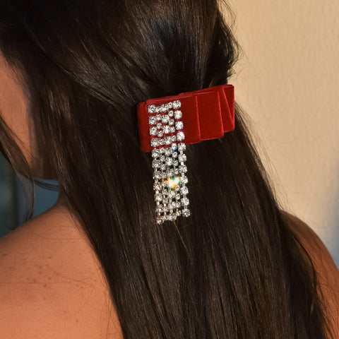 Red Velvet Barrette