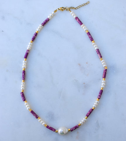 Amalfi Purple Necklace