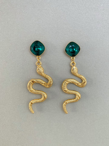 Swarovski Snake Earrings